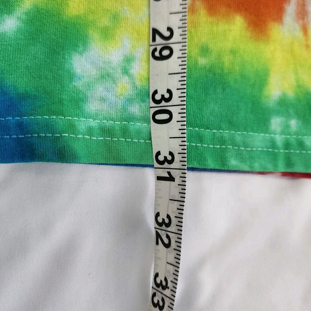 New w/out Tags Tie Dye 60s Vibe T-Shirt Gildon Unisex 3XL colorful peace symbol - Picture 13 of 15